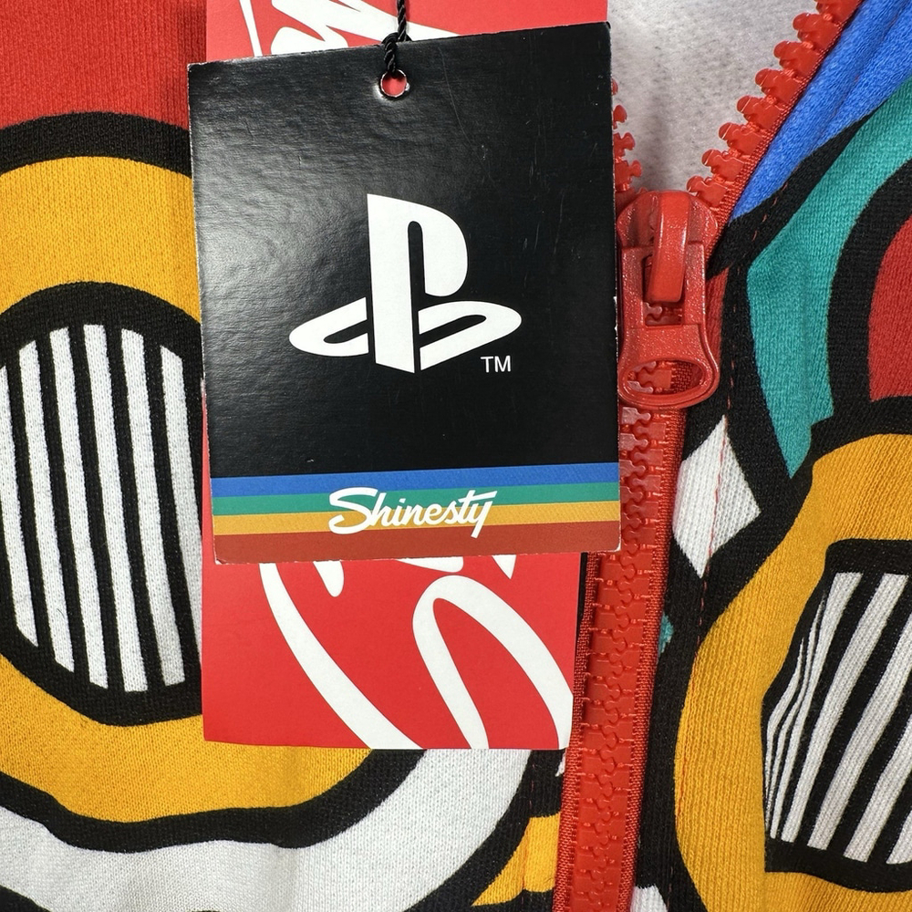 PlayStation Full Body Men's L Shinesty The Button Masher Sony Pajama Sleep Wear - Picture 7 of 8